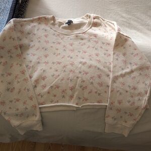 Floral Women's Cropped Sweatshirt